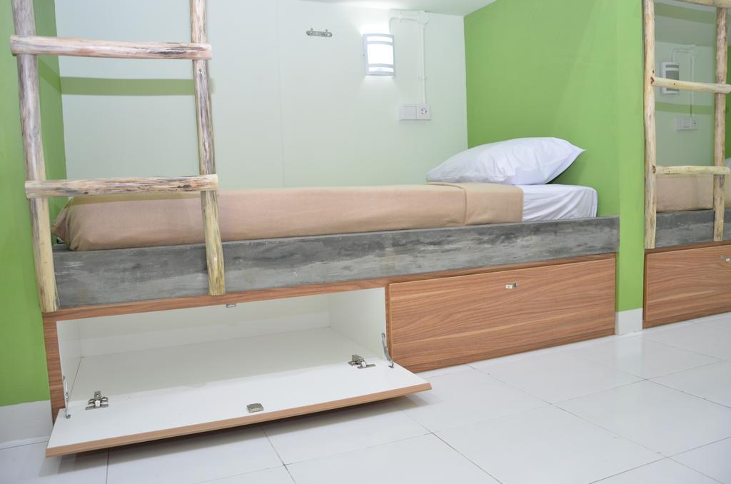 The Eco-Living Hostel Denpasar Rom bilde