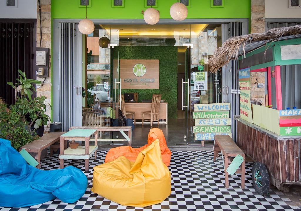 The Eco-Living Hostel Denpasar Eksteriør bilde
